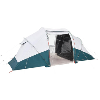Quechua Arpenaz Fresh & Black Waterproof Family Camping Tent 4 Person 2 Room, Image of