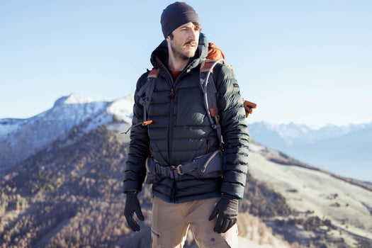 Forclaz Men's mountain and Backpacking padded and hooded jacket - MT500 14°F, Image 5 of 15