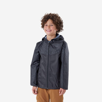 Quechua Kids’ MH150 Waterproof Hiking Jacket – Ages 7–15 Image of