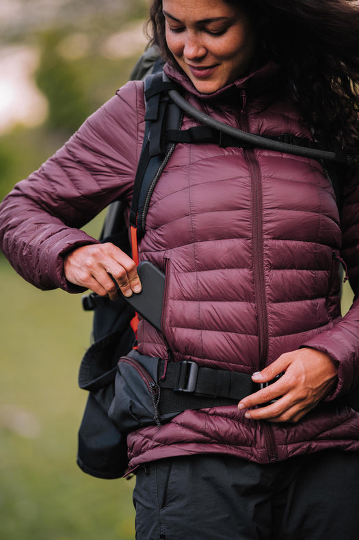 Forclaz Women's MT100 Hooded Down Puffer Jacket, Image 9 of 14