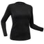
Women's Ski Base Layer Top - BL 100 - Black,  Image  of 